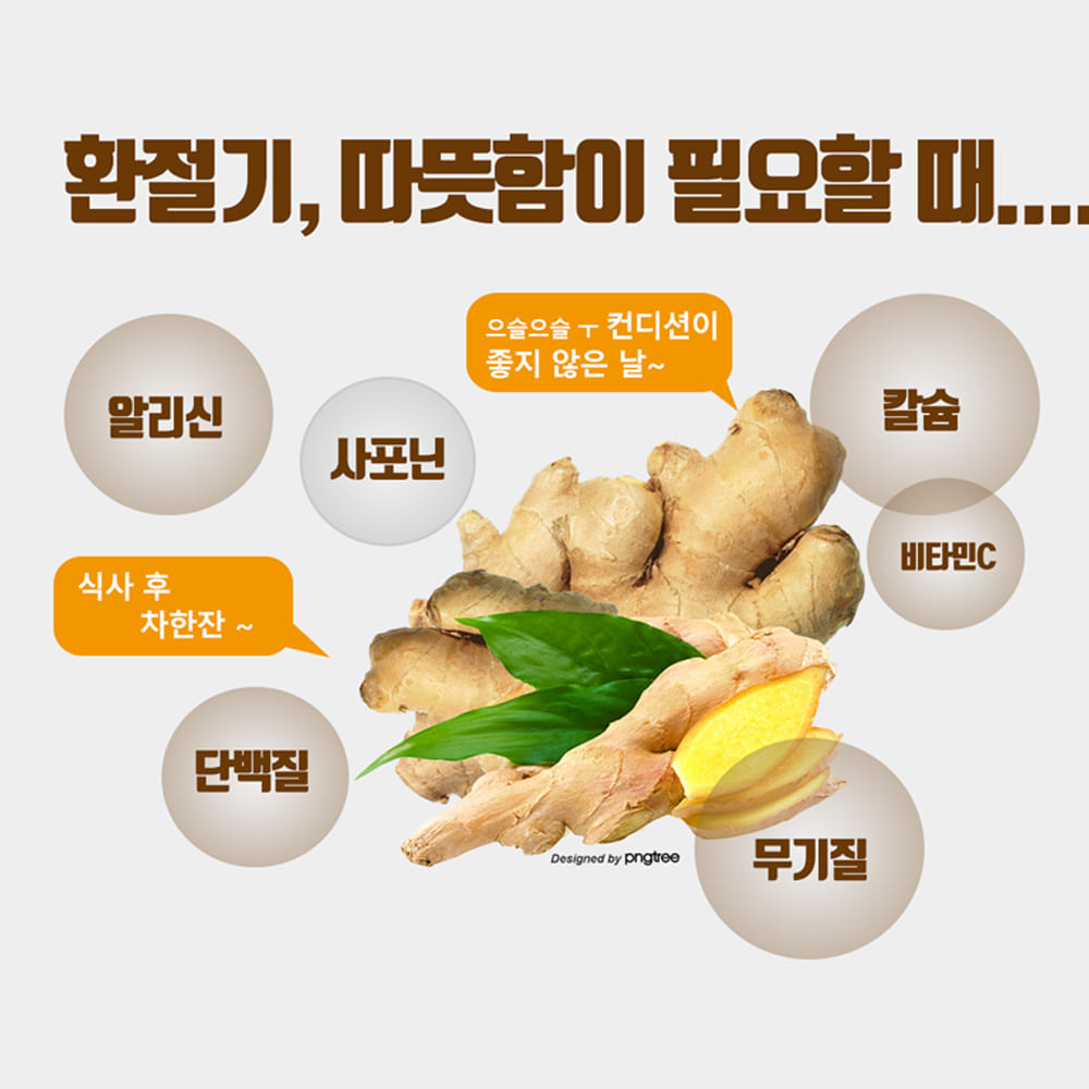 신영몰 국산 생강 건생강 300g 절/슬라이스 국내산 생강차 원물재료
